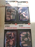1" Dia. Brown Slider Glides Nail-on Furniture Table Chair Sofa Feet Set 32. Fixed Price $9.98.
