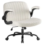 Desk Chair Criss Cross Wide Leg Adjustable Swivel Teddy Pink Dumos Home Office. Fixed Price $104.99.