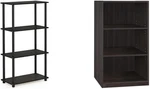 4-TIER Multipurpose Shelf & 3-TIER Adjustable Bookcase Set For Home Office. Fixed Price $109.99.