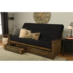 Kodiak Furniture Washington Queen-size Wood Storage Futon-suede Black Mattress. Fixed Price $905.20.