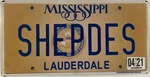 Vanity Shepard Shepherd Desmond Licence Plate Deshawn Desire Deshaun. Fixed Price $79.99.