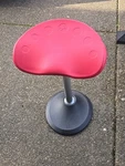 Focal Upright Active Mobis Ii Leaning Stool Adjustable Height Seat- Red. Fixed Price $35.00.