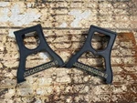 16.5 Tall Black Finish Cast Iron Coffee Table Bench Legs Industrial. Fixed Price $385.00.