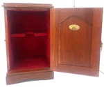 Cutty Sark Scoth Whiskey Wood/brass Cabinet Red Velvet Interior Sea Captain Box. Fixed Price $59.97.