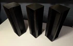 Laserline (3) 100 Cassette Tape Carousel Storage Rack Spinning Tower Case 90S. Fixed Price $71.00.