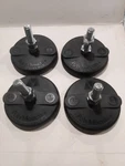 Set Of Polymounts Leveling Foot 4" Diameter. Fixed Price $44.99.