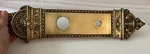 Door Knob Backplate, Solid Brass, Early 20TH Century Neoclassic Style, Vtg. Fixed Price $45.00.