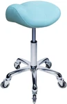 Saddle Stool Rolling Swivel Chair For Dental Office Massage Clinic Salon Cyan. Fixed Price $143.99.