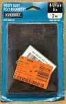 Everbilt Heavy Duty Felt Blankets Self Adhesive 1/4" X 6" (2 Pack) 100206662. Fixed Price $9.99.