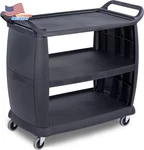 Bussing Cart 300 Lb Capacity With Omnidirectional Casters Plastic Large. Fixed Price $627.56.