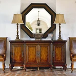 Thomasville Ernest Hemingway Marble Top Preserve Buffet/sideboard/credenza. Fixed Price $3175.00.