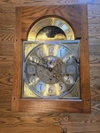 Sligh 927-1-AB Grandfather Clock Herlme Jewels 114CM Movement Moon Dial Crank. Fixed Price $234.99.