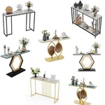 Various Design Accent Console Table Sintered Stone Hallway Entry Modern Home. Fixed Price $159.92.