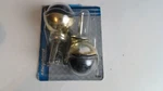 Shepherd Hardware 9354 Bright Brass Hooded Stem Casters, 2" Pk New. Fixed Price $22.79.