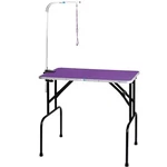 Master Equipment Grooming Table W/36IN Arm, 30X18IN Purple 30-INCH. Fixed Price $213.61.