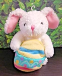 Easter Bunny Hallmark White Plush Rabbit Egg Hunt 8 With Storage. Fixed Price $12.68.