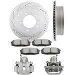 Rear Disc Brake Kit 2 Rotors 4 Pads Calipers W/bracket Toyota Sequoia Tundra. Fixed Price $294.99.