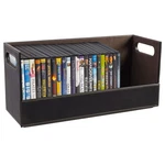 Stock Your Home Dvd Storage Box, Movie Shelf Tray, Gray/espresso. Fixed Price $36.74.