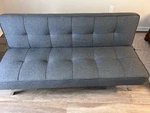 Serta SC-CRYS3LU2012 Multi-function Upholstery Fabric Sofa Gray. Fixed Price $150.00.