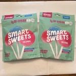Smartsweets Lollipops 2 Pack Blue Raspberry Watermelon 3OZ, Low Sugar Candy New. Fixed Price $11.97.