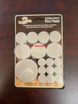 (68-PK) Parker & Bailey Heavy Duty Floor Furniture Self-adhesive Multi Felt Pads. Fixed Price $17.95.