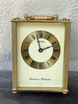 Seiko Westminster-whittington Mantle Clock Gold Chime Brass Carriage QHJ102GLH. Fixed Price $59.99.