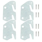 4PCS Wood Bed Rail Hook Plates, With Screws For Frame Bra.... Fixed Price $12.15.