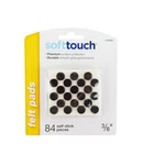 Softtouch 3/8" Round Mini Self-stick Furniture Pack 84, Brown. Fixed Price $9.69.