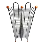 Vintage Atlantic Wire Gaming Media Storage Tower Rack Stand 100 Cds 31 Tall. Fixed Price $42.99.