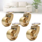 4PCS Brass Universal Furniture Casters Table Chair Desk Sofa Piano Wheel Rollers. Fixed Price $49.87.