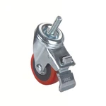 Woodriver 3" Caster Double Locking Swiveling With 1/2" Threaded Spindle. Fixed Price $28.98.