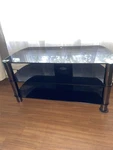 Corliving Laguna Corner Tv Stand - Satin Black. Fixed Price $65.00.
