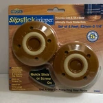 Slipstick CB822 3-1/4" Gripper Caramel Set Of Feet. Fixed Price $9.99.