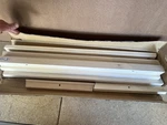 (1) Ikea Vika Lilleby Wood Trestle Table Leg 501.074.71 No Hardware. Fixed Price $62.99.