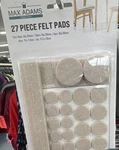Max Adams Essentials 27 Piece Self-adhesive Felt Pads For Furniture. Fixed Price $9.60.