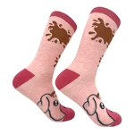 Women's Muddy Pig Socks Funny Cute Farm Animal Novelty Footwear. Fixed Price $14.99.