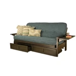 Kodiak Furniture Alamosa Sofa Sleeper Includes Storage And Linen Blue Mattress. Fixed Price $833.56.