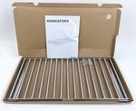 Ikea Kungsfors Suspension Rail Wall Shelf Stainless Steel 23 5/8" Incomplete. Fixed Price $27.95.
