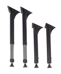 Regency Kee Adjustable Leg, Black And Chrome (set Of 4). Fixed Price $214.92.