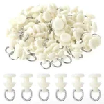 50 Pcs Ceiling Track Roller Curtain Carrier Drapery Rail Sliding Glider. Fixed Price $13.16.
