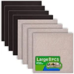 8 Pack Furniture Felt Pads Square Self Adhesive Hardwood Floor Surface Protector. Fixed Price $16.99.