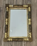 18TH Century Spanish Mirror In Polychrome Wood 26"X18"X3". Fixed Price $795.00.