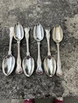 1899 Hallmarked Victorian Solid Silver Kings Pattern Table Spoons X 6 Boynton. Fixed Price $1650.42.