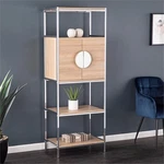 Southern Enterprises Northdom Wood And Iron Tall Bar Cabinet Natural. Fixed Price $629.13.