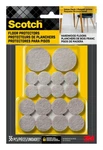 Scotch Felt Pads Furniture Floor Protectors Assorted Sizes Beige 36 Pack. Fixed Price $9.69.