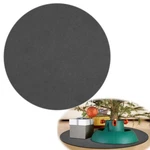 Dark Grey 36 Inch Round Waterproof Felt Christmas Tree Stand Pad Mat. Fixed Price $33.12.