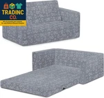 Serta Perfect Sleeper Extra Wide Convertible Sofa To Lounger Comfy 2-IN-1 Flip. Fixed Price $63.99.