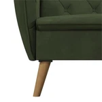 Novogratz Tallulah Memory Foam Futon In Convertible Couch Green Velvet. Fixed Price $377.99.