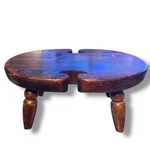 Vtg Ethan Allen Old Tavern Mcm Stained Pine Solid Wood Foot Stool Stand See Pics. Fixed Price $54.99.