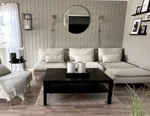Ikea Rectangular Coffee Table, Black-brown, 46 30 " Brand New-. Fixed Price $188.00.